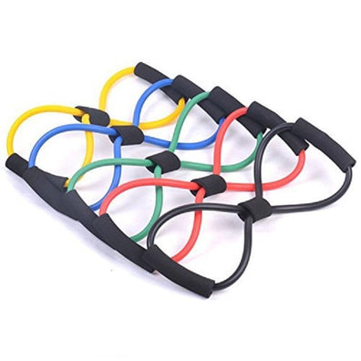5 Pcs 8 word Fitness Pull-ups Expander-FreeShipping - SunFit(Logo Customize Accept)